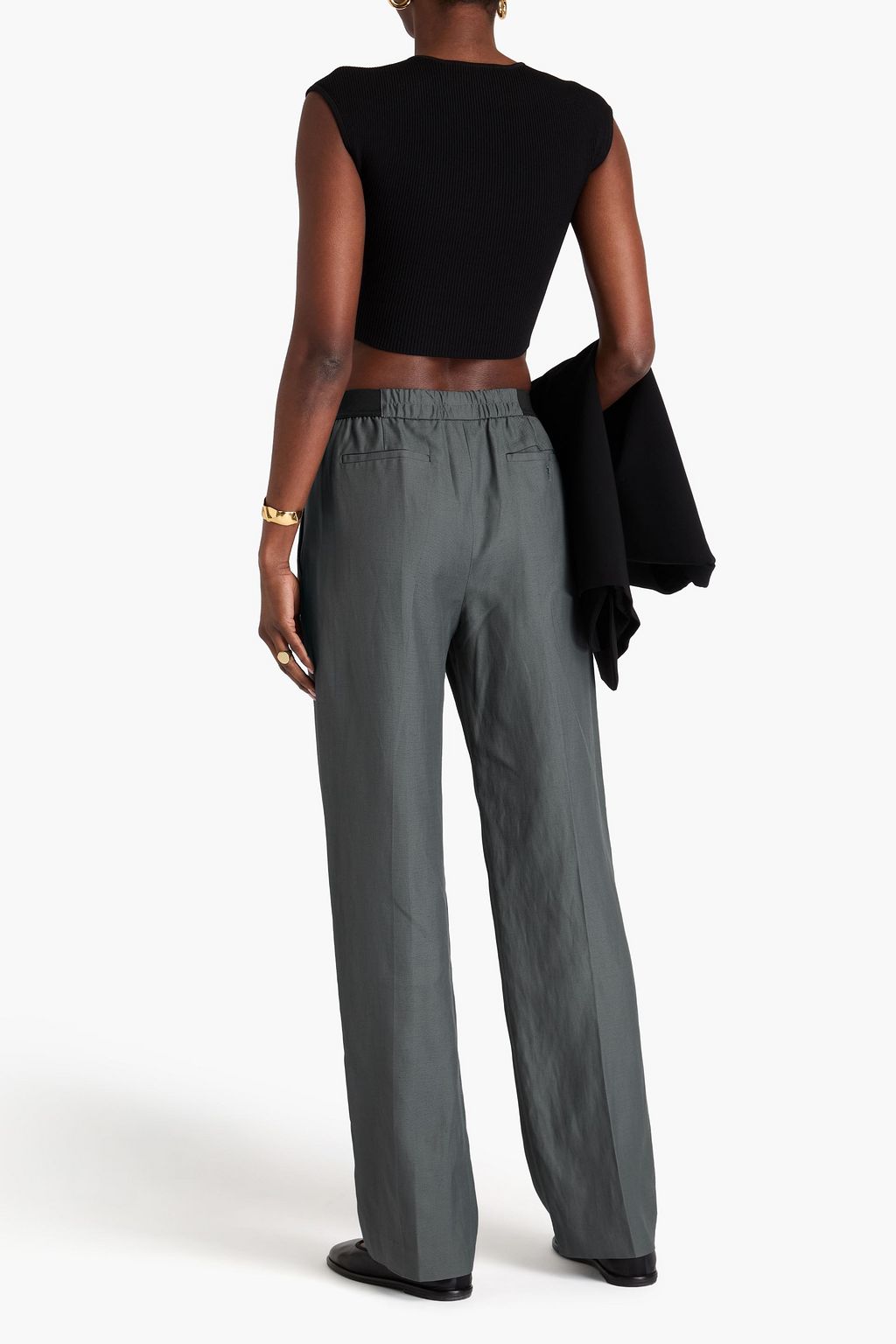 LOULOU STUDIO Takaroa twill straight-leg pants