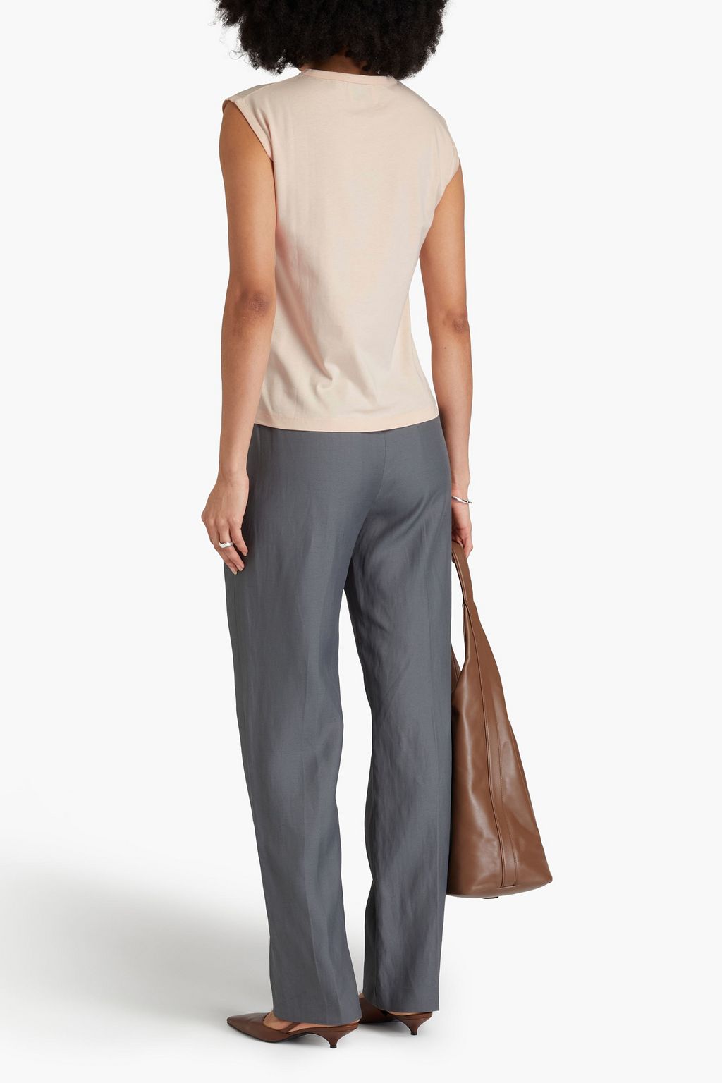 LOULOU STUDIO Brani Pima cotton-jersey tank