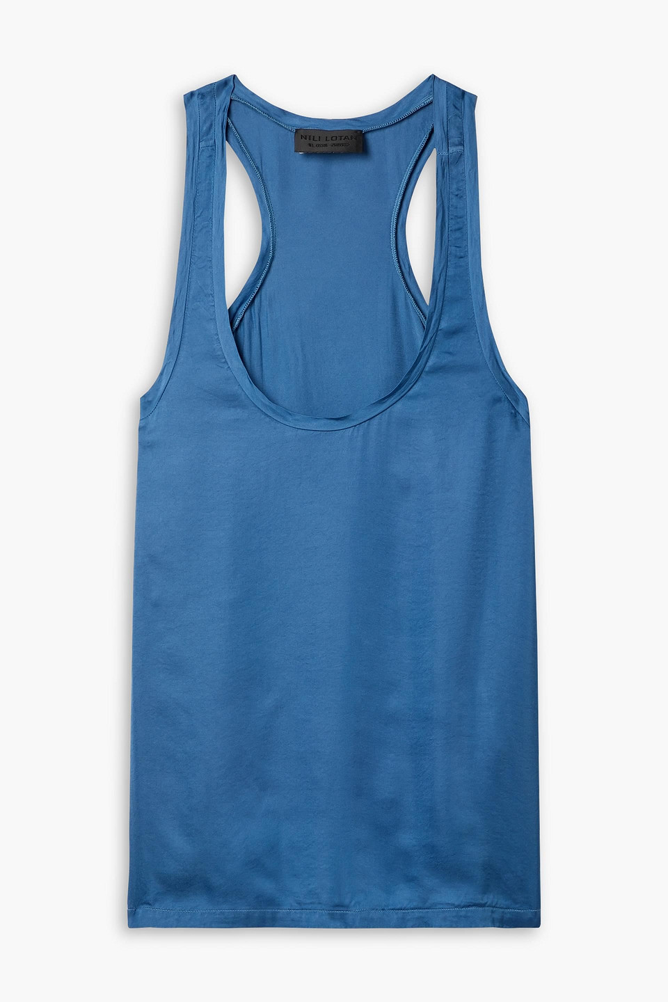 Nili Lotan Melissa Tanktop Aus Satin In Blau