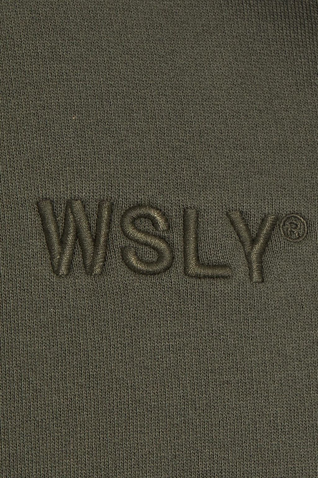 WSLY سويت شيرت بتص فضفاض من الصوف الناعم المصنوع من مزيج القطن