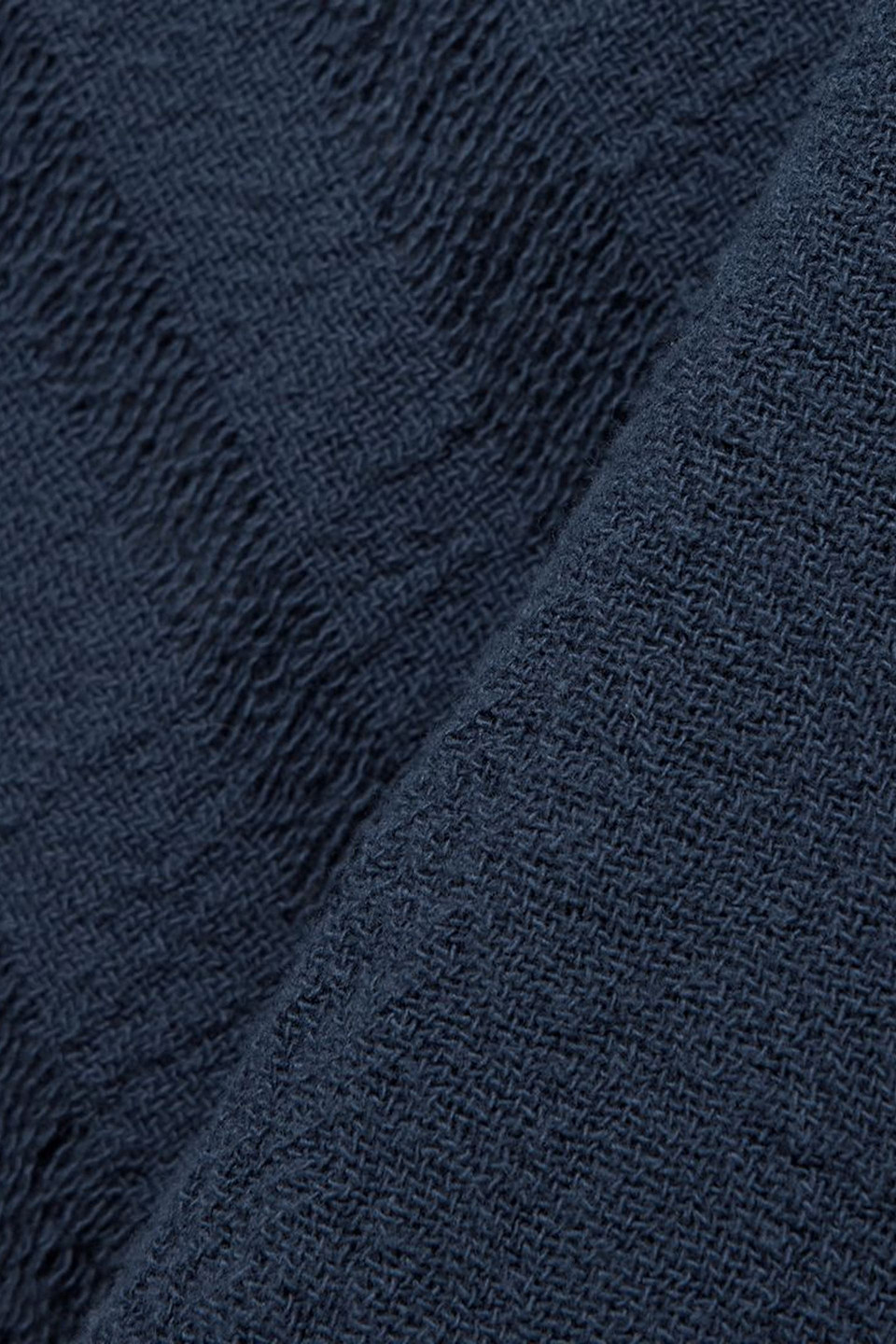 CARAVANA EKAB OVERSIZED FRAYED COTTON-GAUZE TUNIC