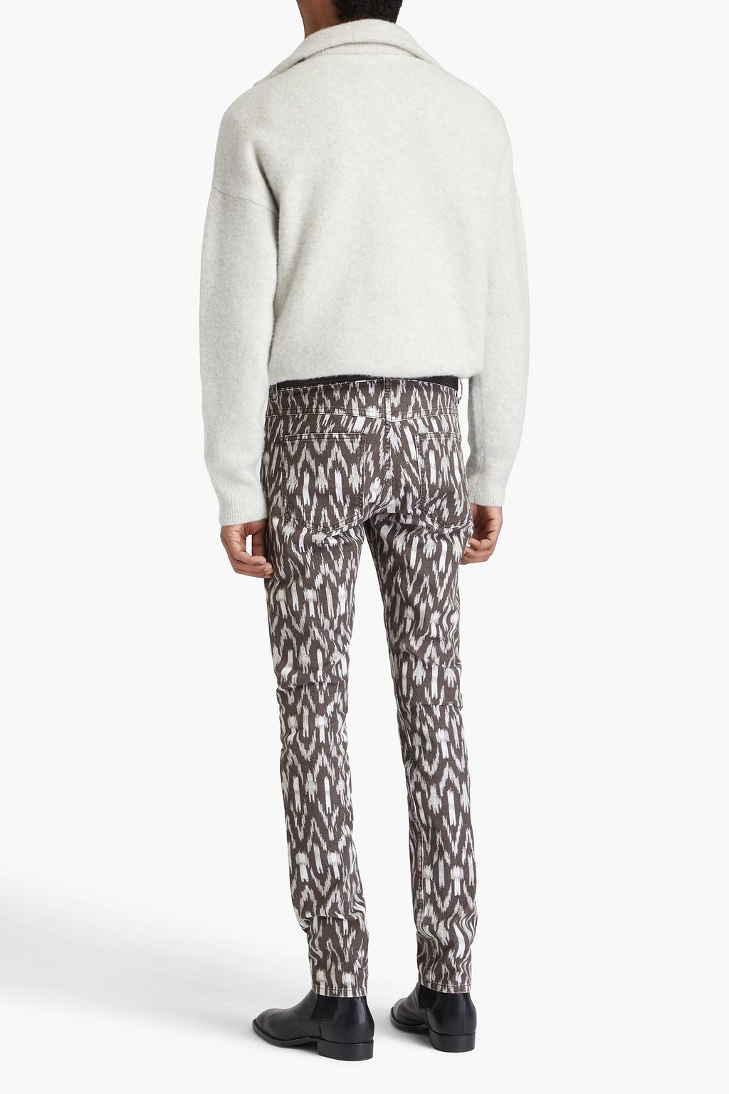 ISABEL MARANT Jasperi skinny-leg printed denim jeans