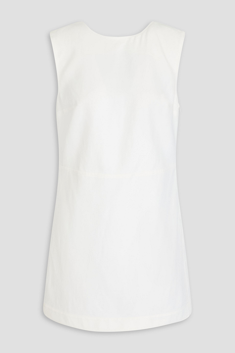 Loulou Studio Ribbed Cotton Tank Top In Weiss