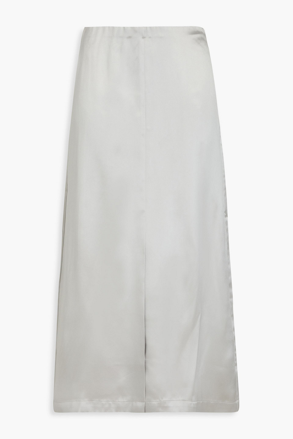 Loulou Studio - Lys silk-blend midi skirt - Gray - XL