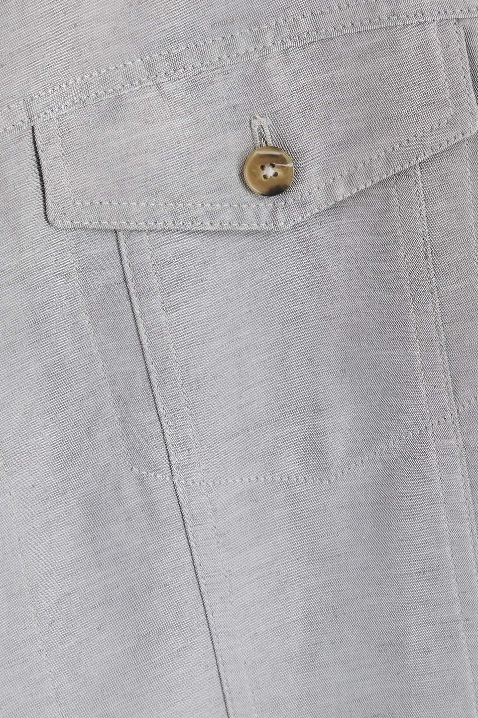 Loulou Studio Kerria Dupioni Jacket In Hellgrau