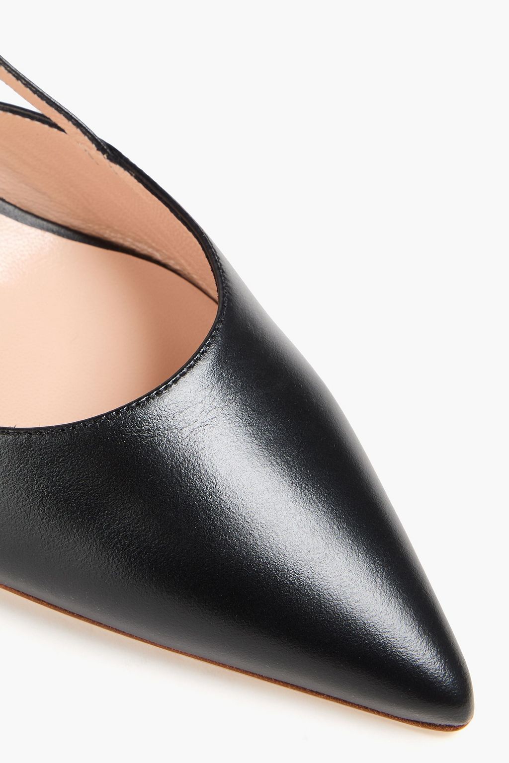 RUPERT SANDERSON Joyous leather slingback pumps