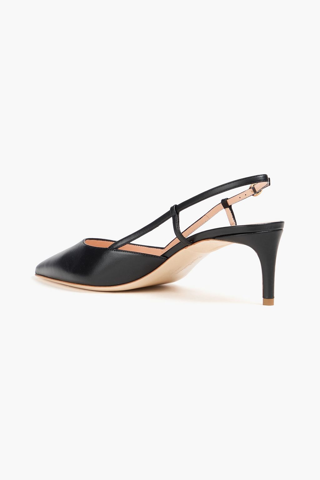 RUPERT SANDERSON Joyous leather slingback pumps