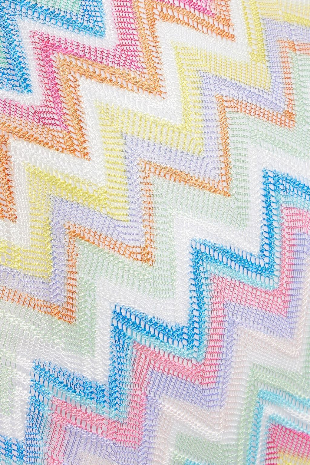 MISSONI بيكيني مصنوع من نسيج بحبكة كروشيه بكتف واحد