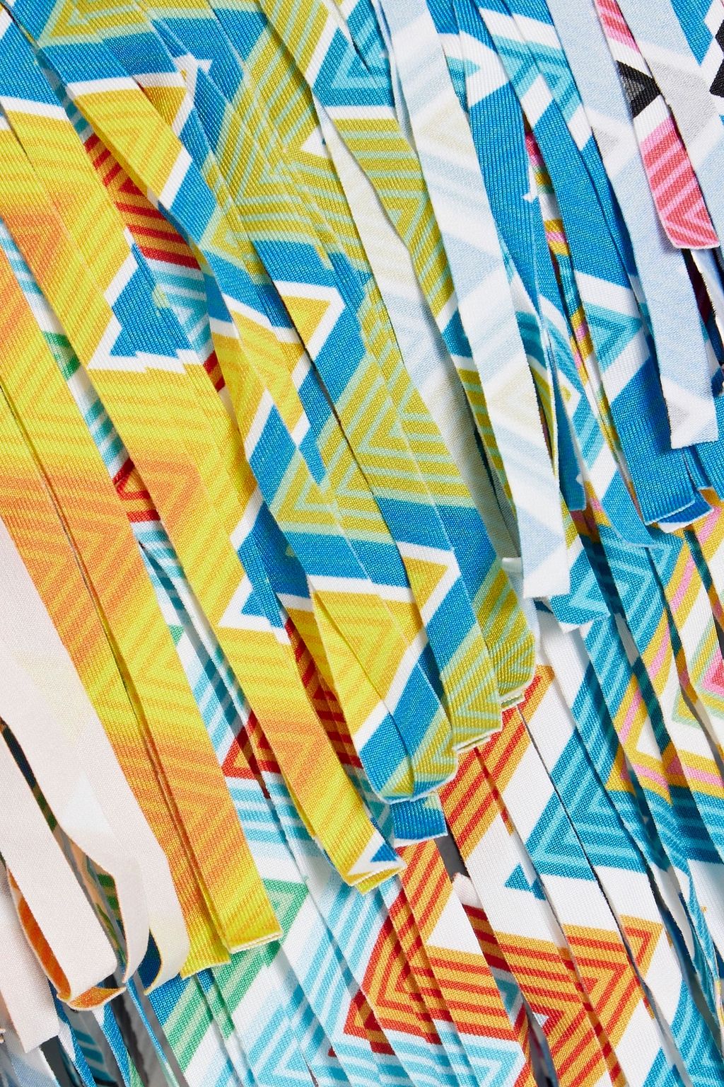 MISSONI بيكيني مزين بطبعات ومزين بشرّابات