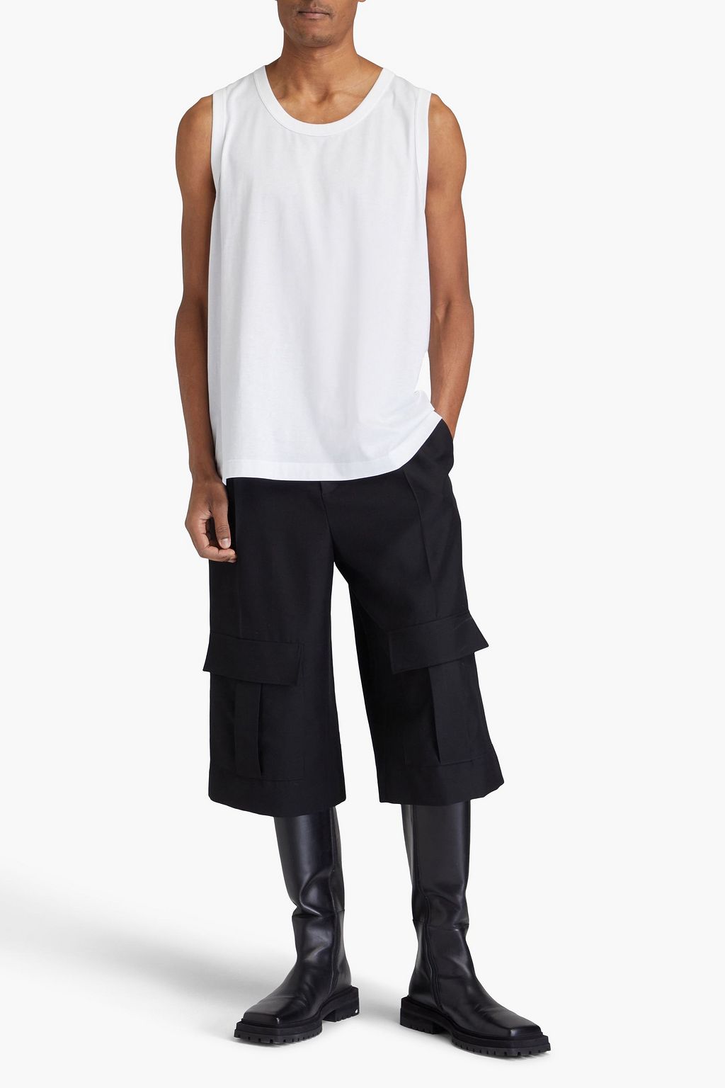 DOLCE&GABBANA Cotton-jersey tank