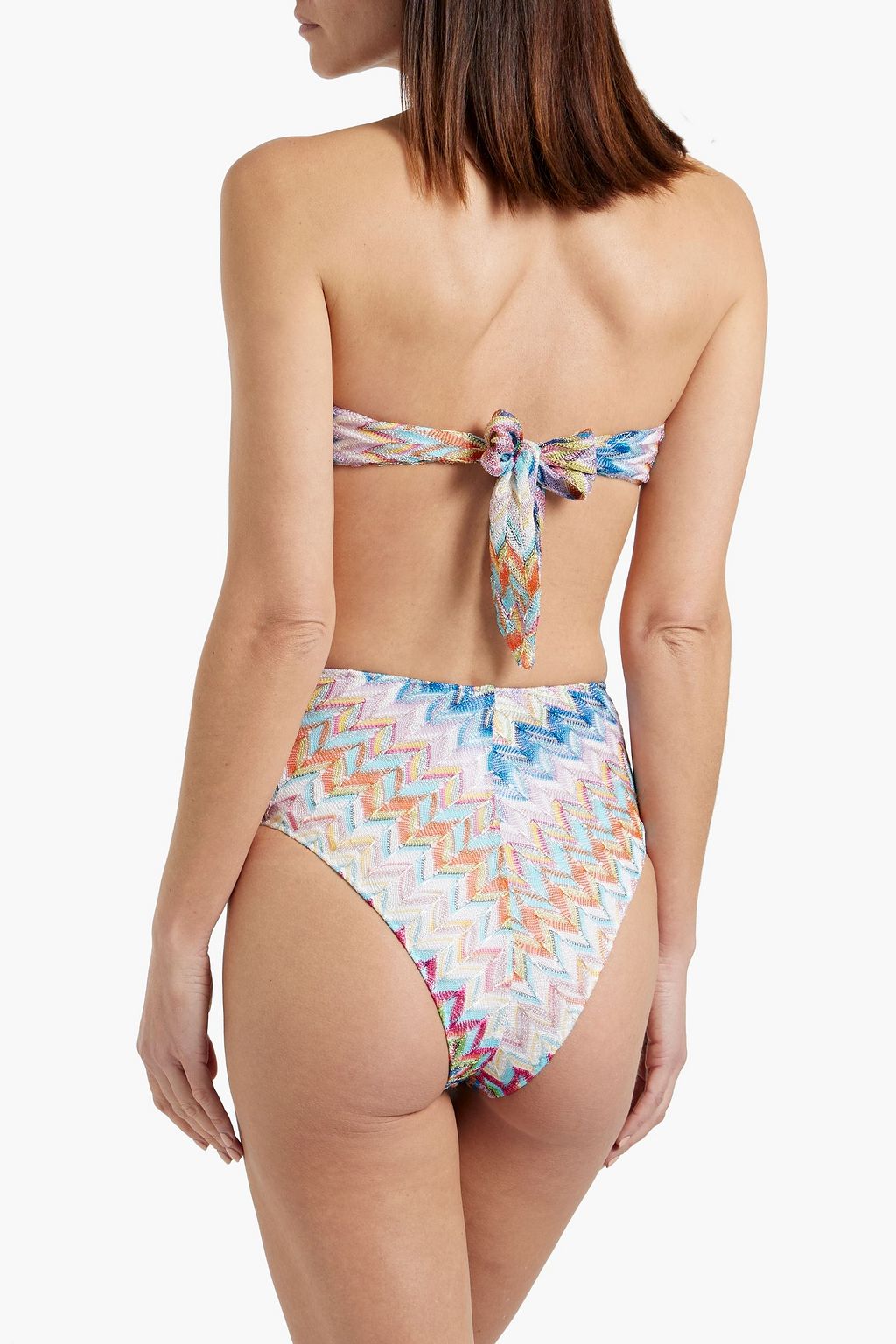 MISSONI بيكيني من النسيج المحبوك والكروشيه اللامع