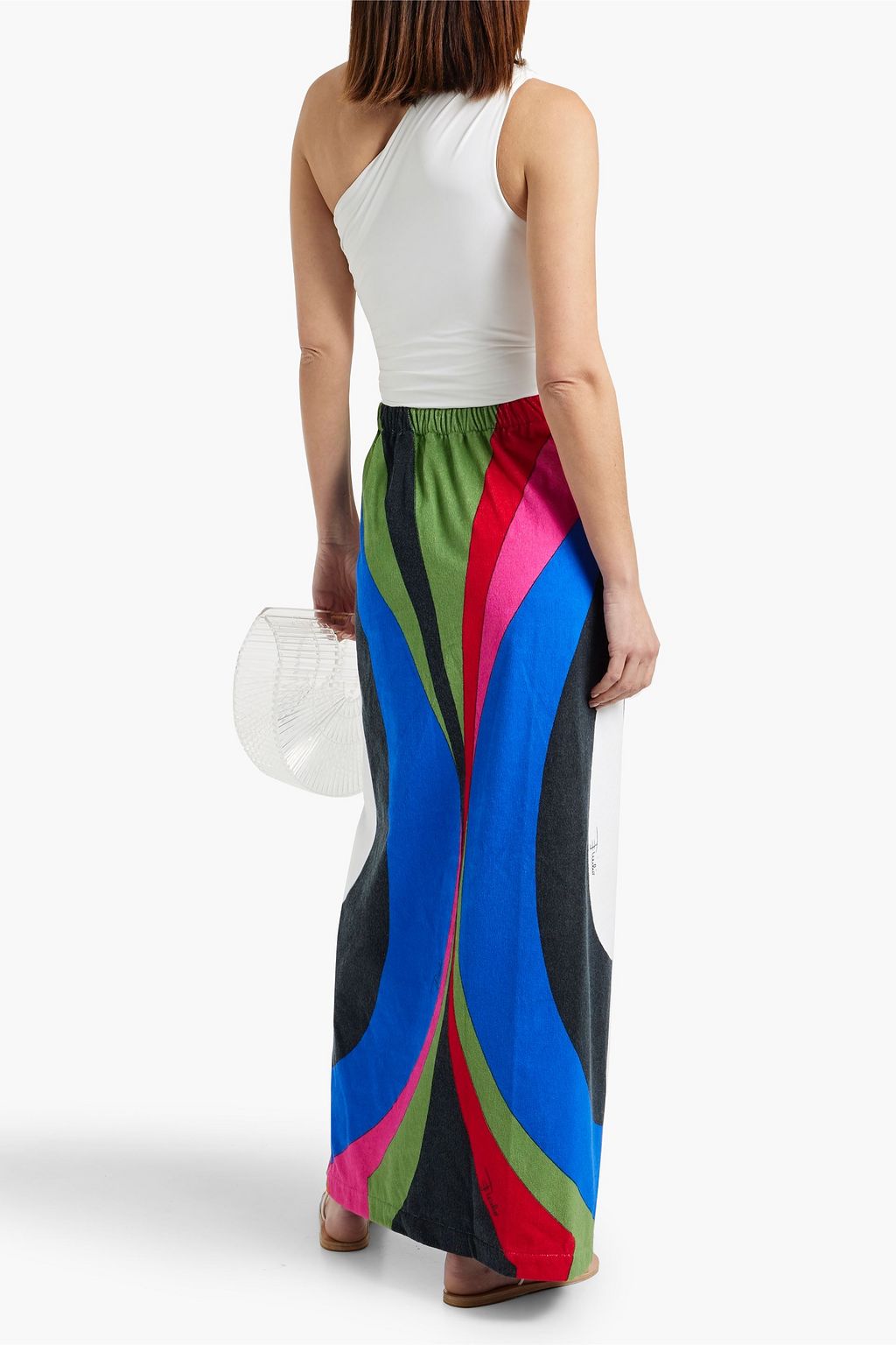 PUCCI Printed cotton-terry pareo