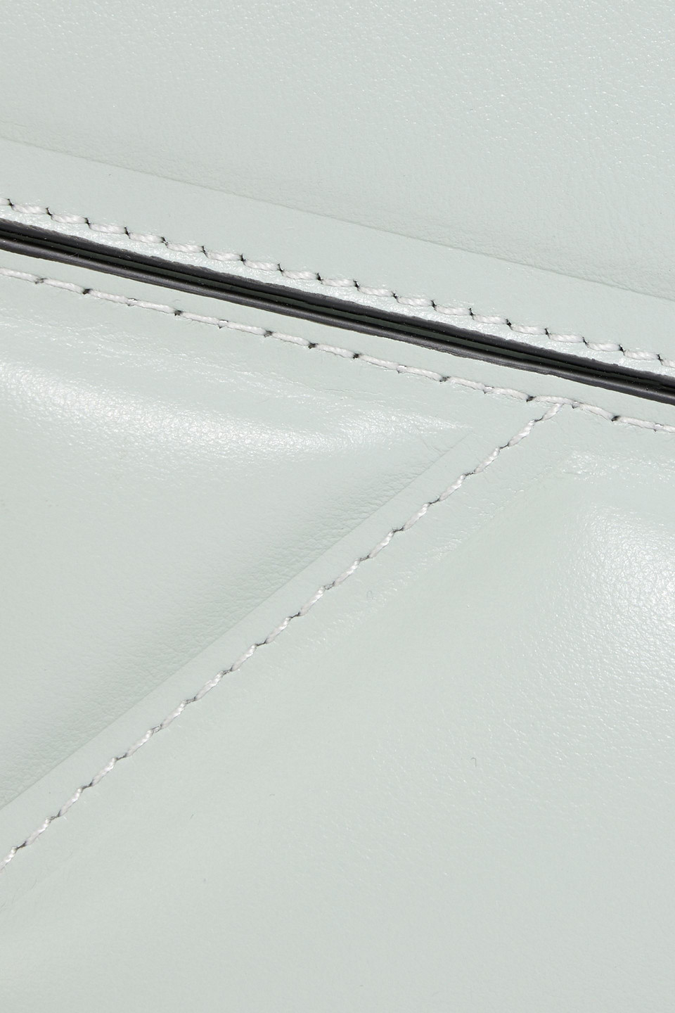 Wandler Oscar Trunk Medium Leather Shoulder Bag In Sky Blue