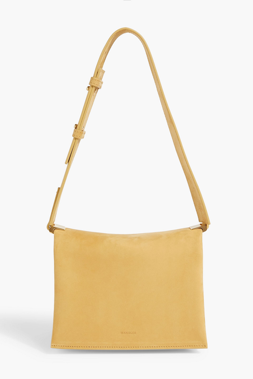 Wandler Uma Suede Shoulder Bag In Mustard