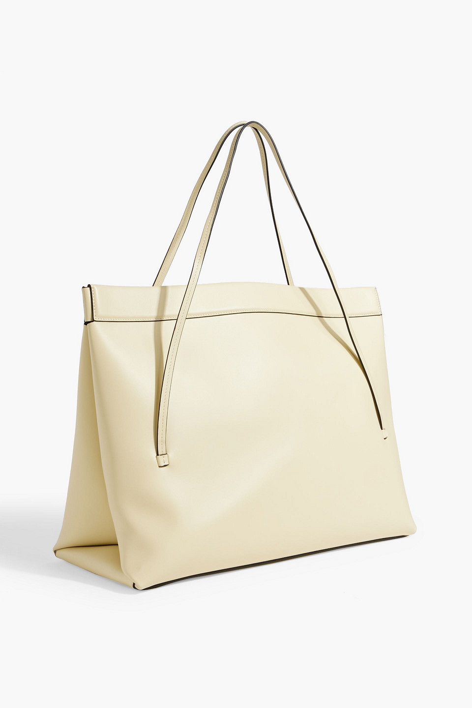 Wandler Joanna Leather Tote In Pastel Yellow