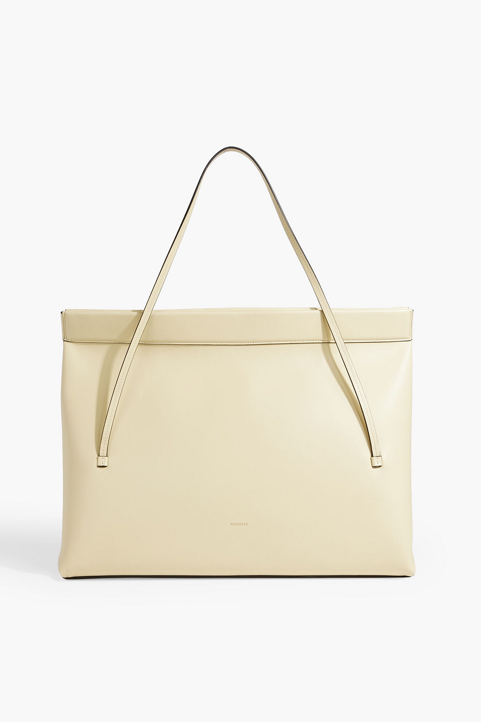 Wandler Joanna Leather Tote In Pastel Yellow