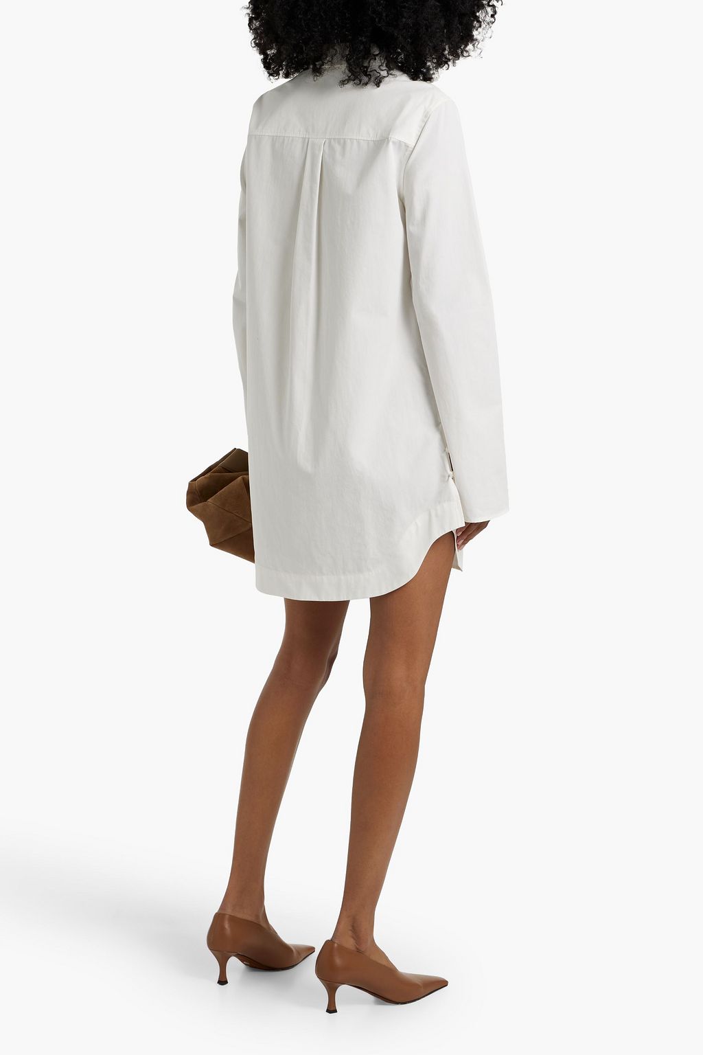 LOULOU STUDIO Eknath cotton-poplin mini shirt dress