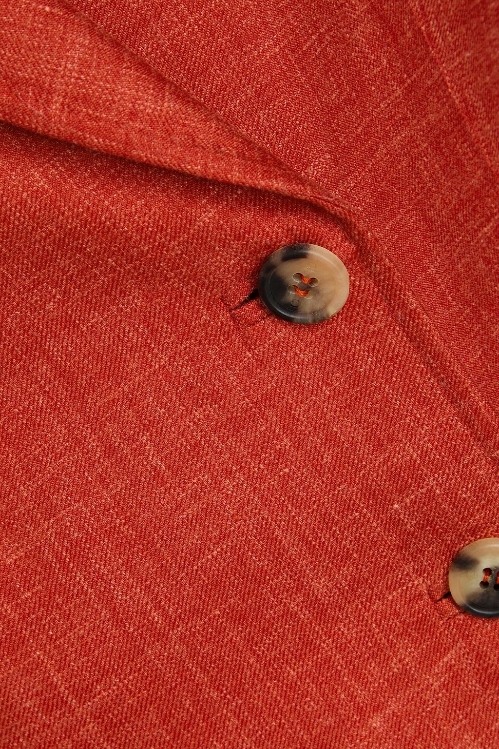 GABRIELA HEARST Angela double-breasted wool, silk and linen-blend blazer