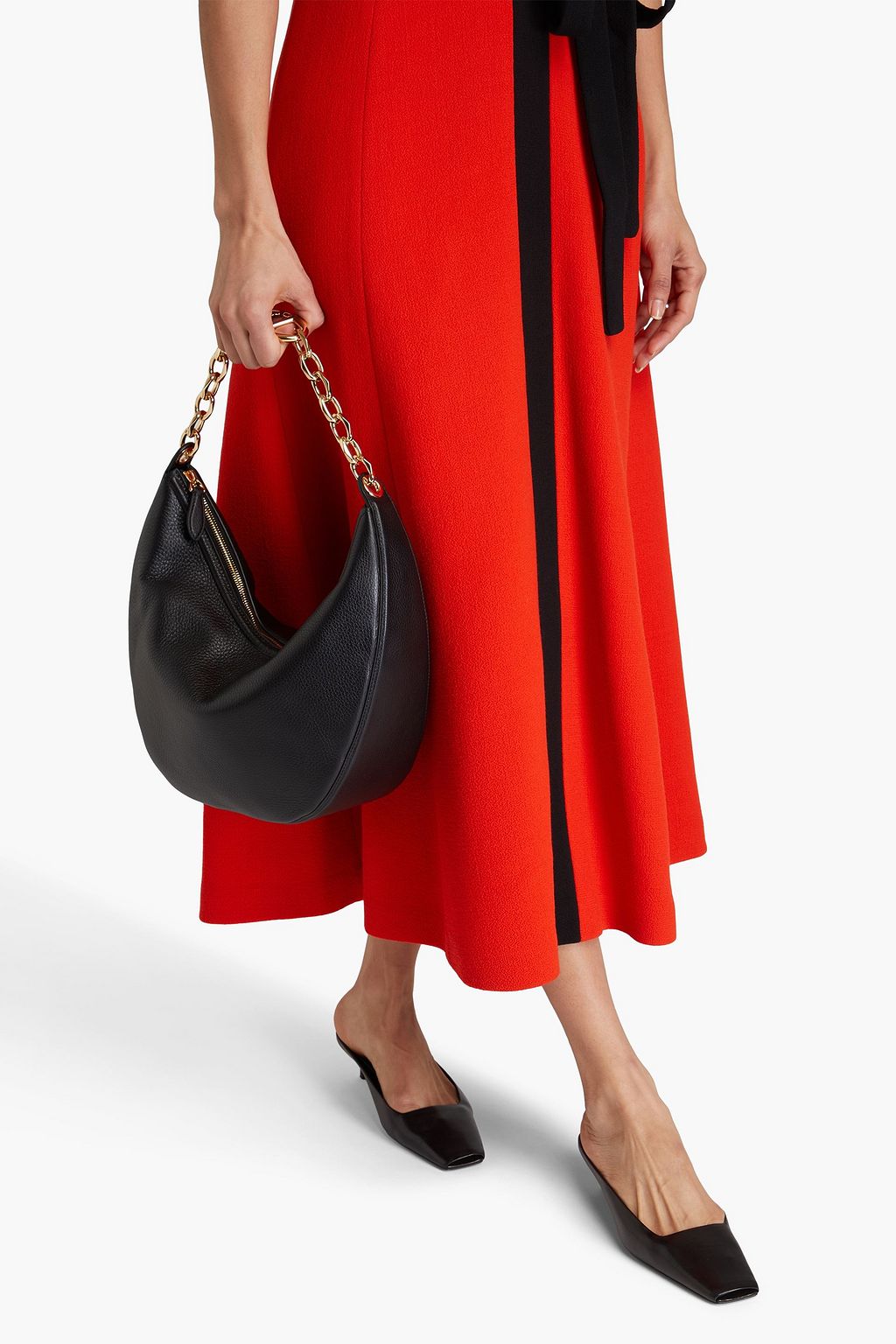 VALENTINO GARAVANI VLOGO Chain leather shoulder bag