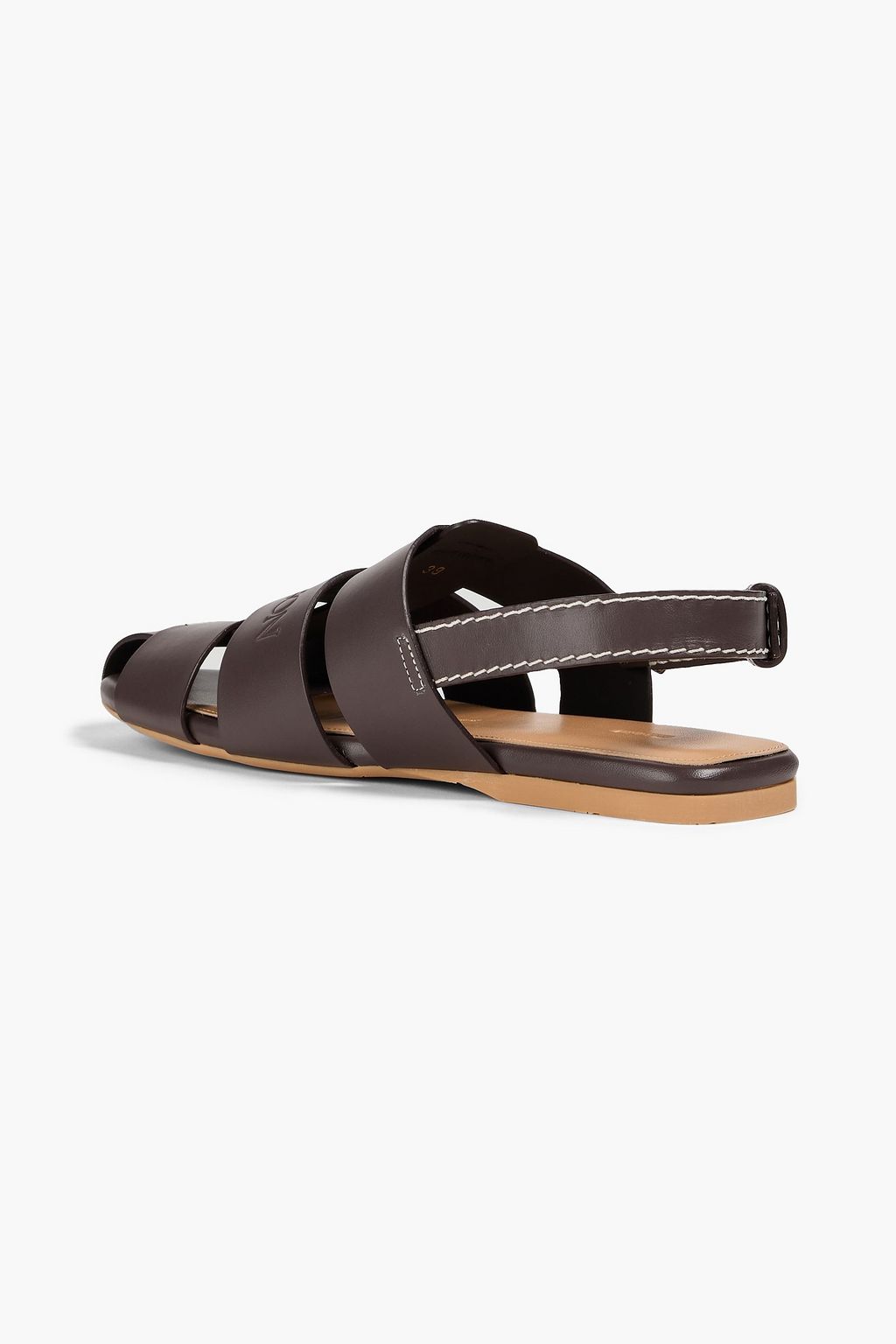JW ANDERSON صندل من الجلد مزود بحزام خلفي