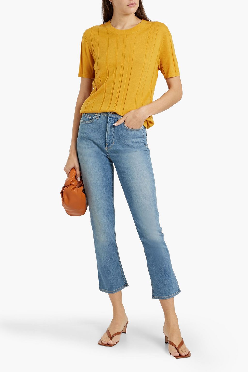 VERONICA BEARD Carly high-rise kick-flare jeans