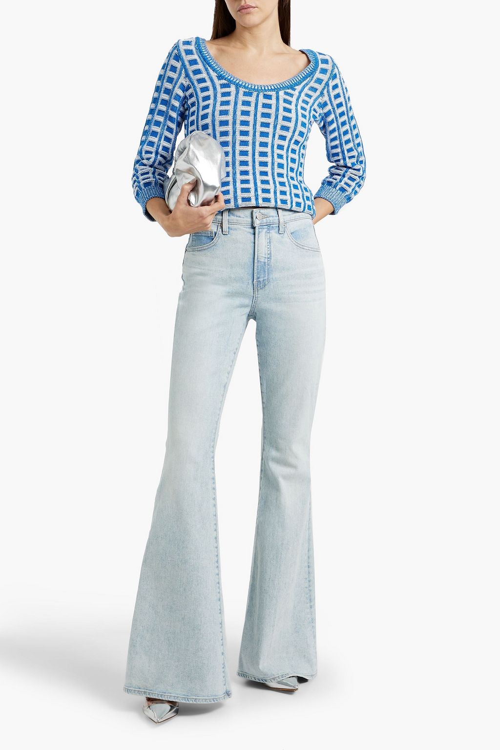 VERONICA BEARD Sheridan high-rise flared jeans
