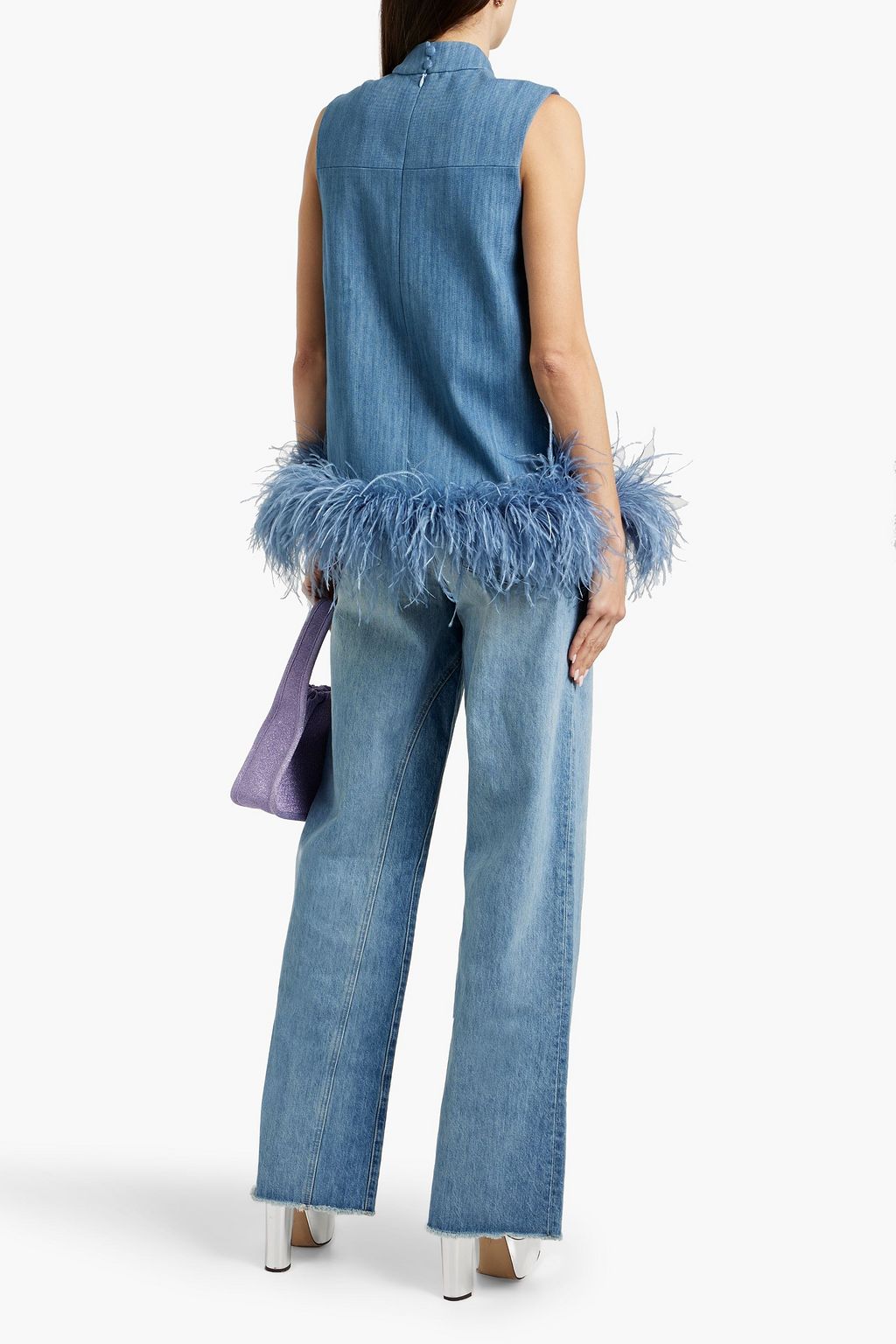 VERONICA BEARD Dylan high-rise wide-leg jeans