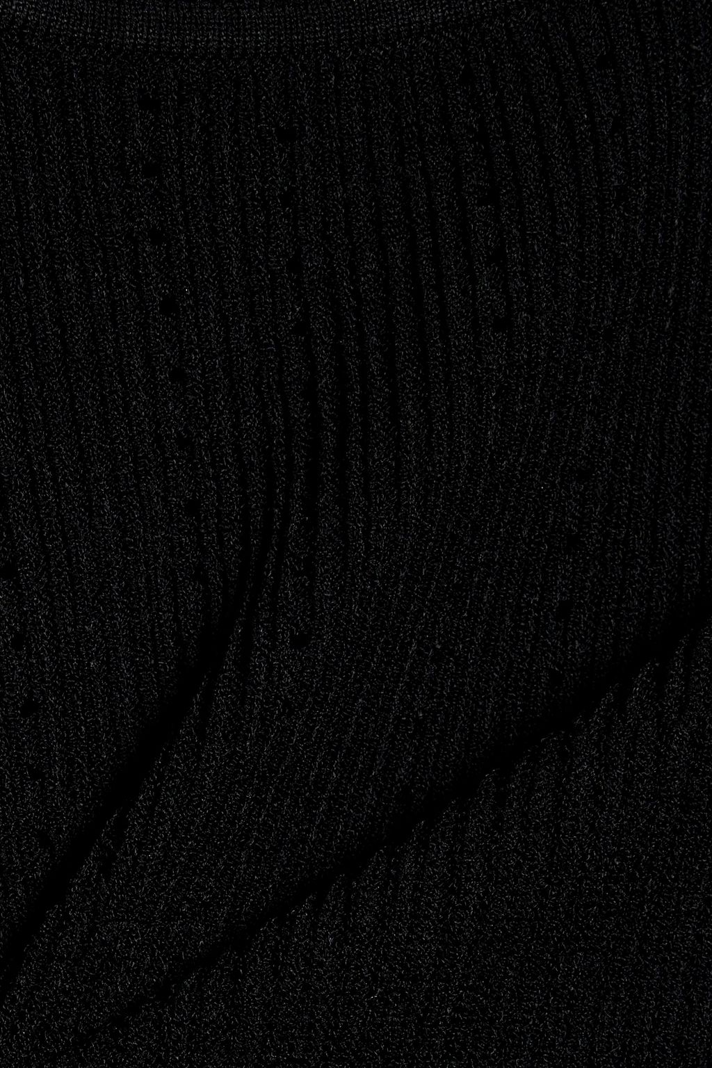 VERONICA BEARD Nami pointelle and ribbed-knit midi dress