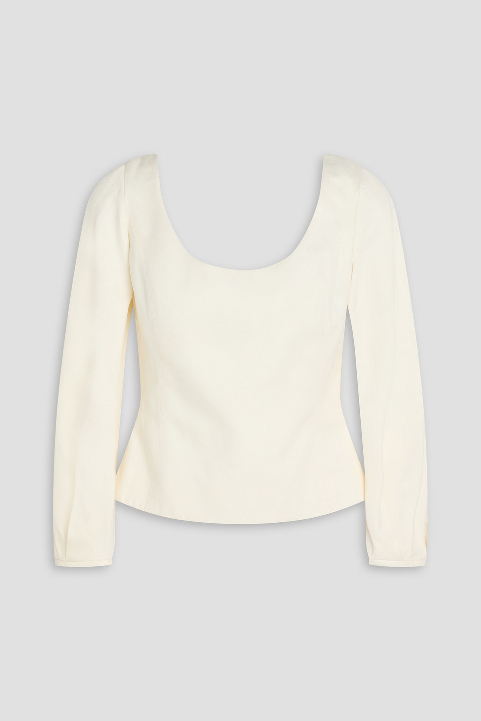 Gabriela Hearst Sophia Silk-twill Blouse In Neutral