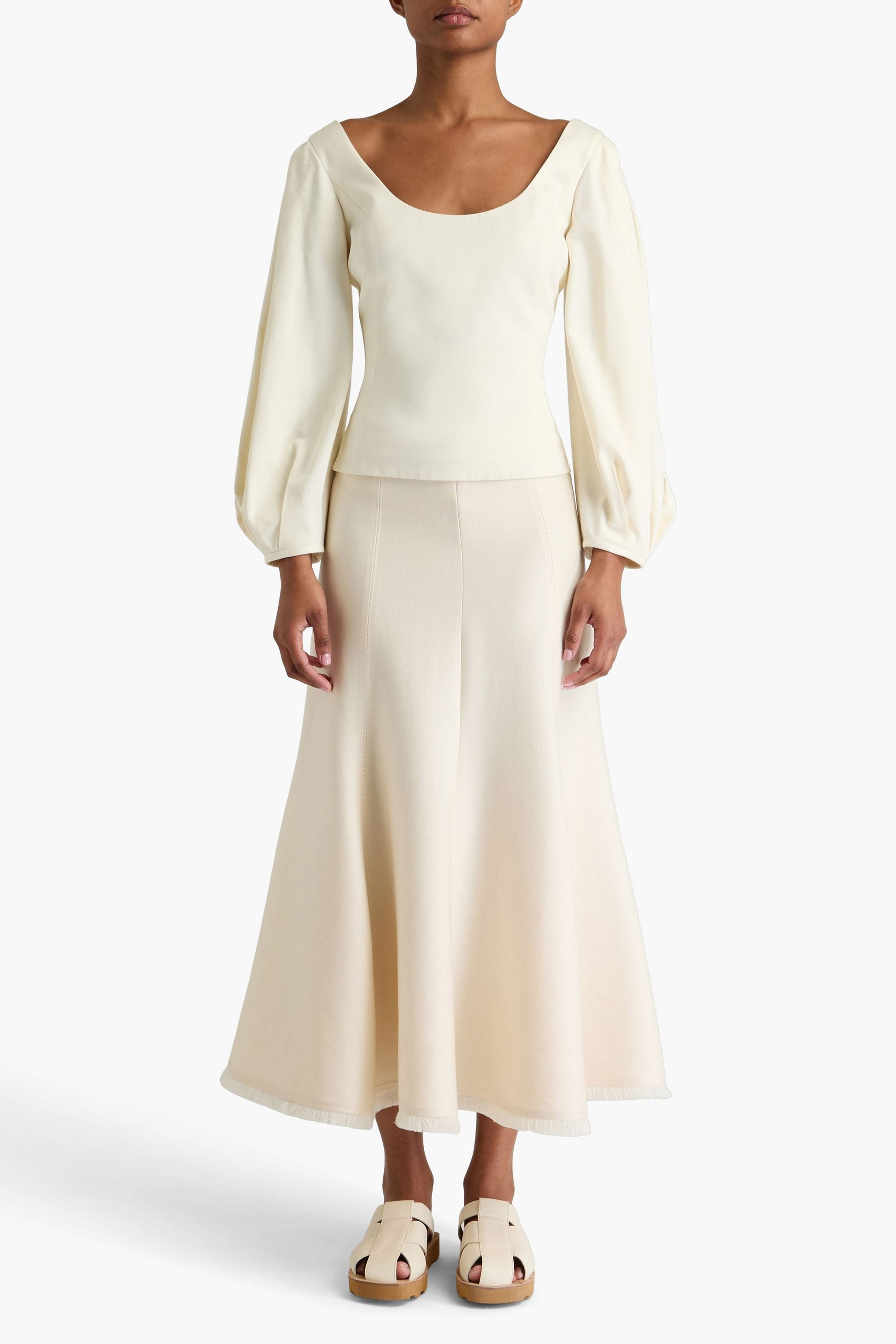 Gabriela Hearst Sophia silk-twill blouse