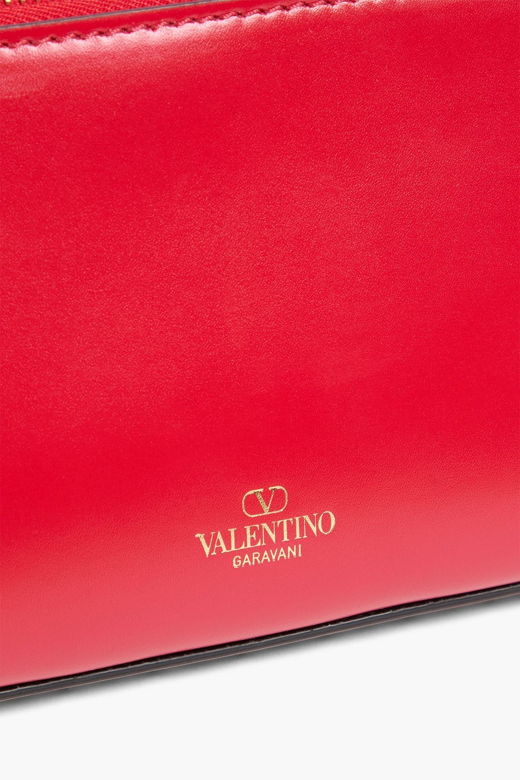 VALENTINO GARAVANI Rockstud leather clutch
