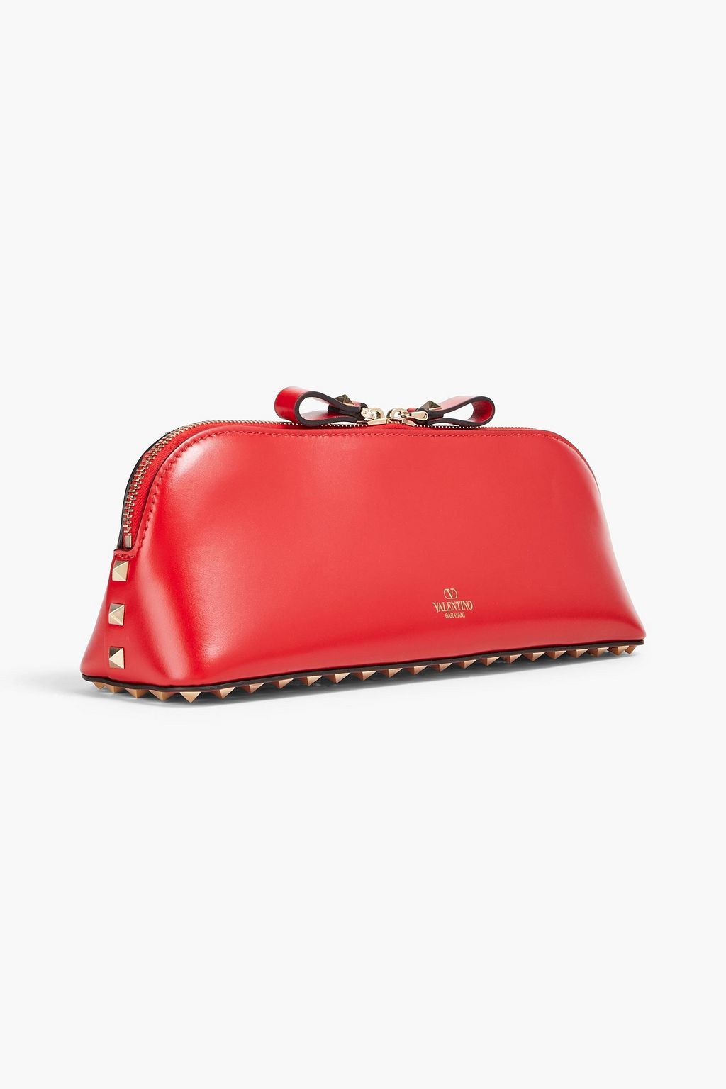 VALENTINO GARAVANI Rockstud leather clutch
