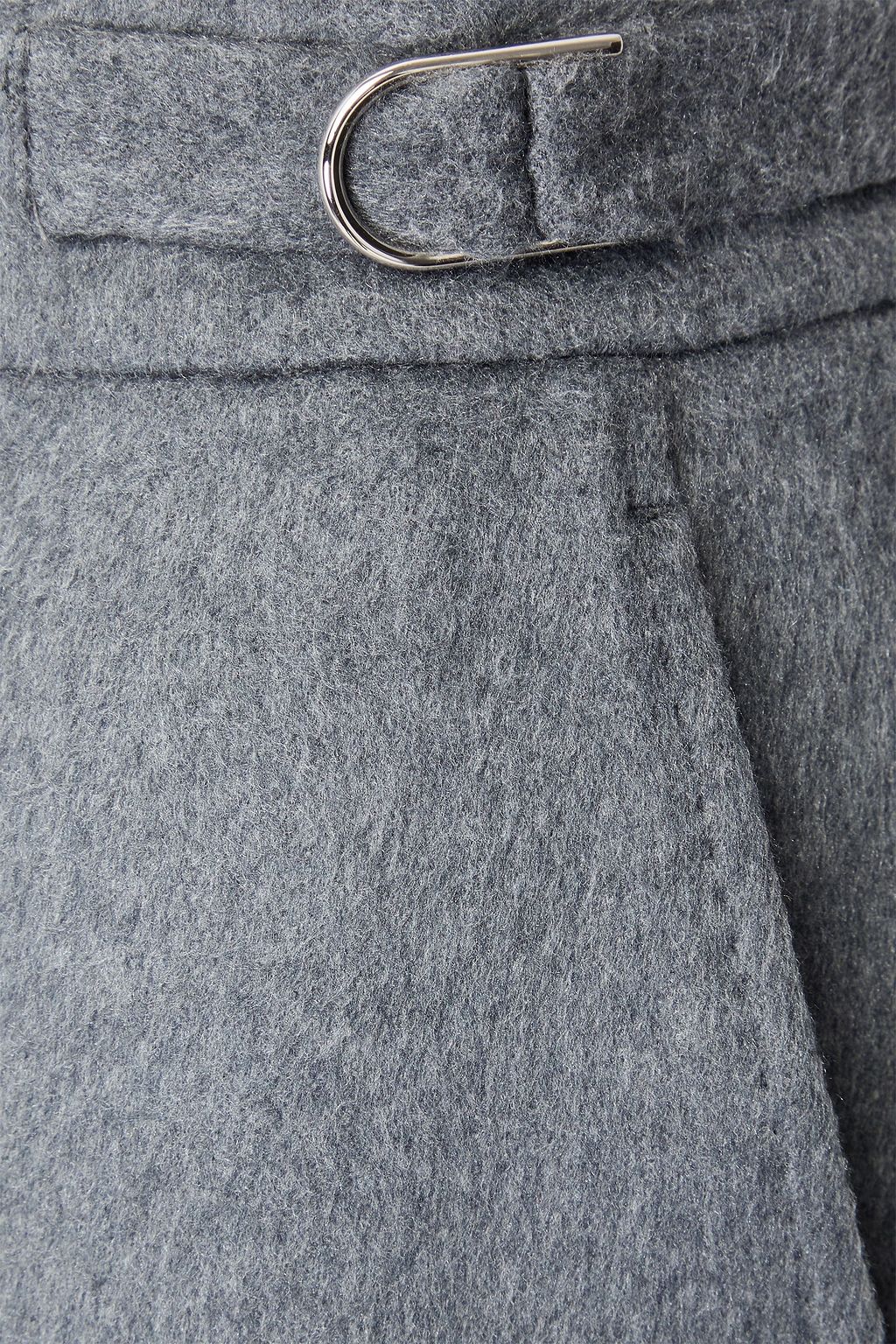 GABRIELA HEARST Jones brushed cashmere-felt wide-leg pants