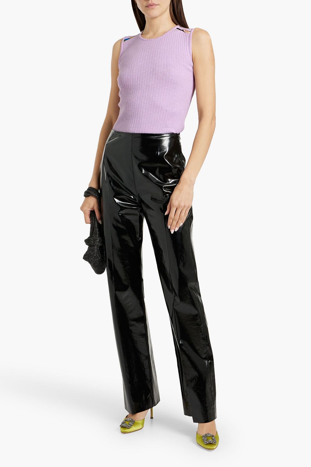PUCCI Ribbed cotton tank