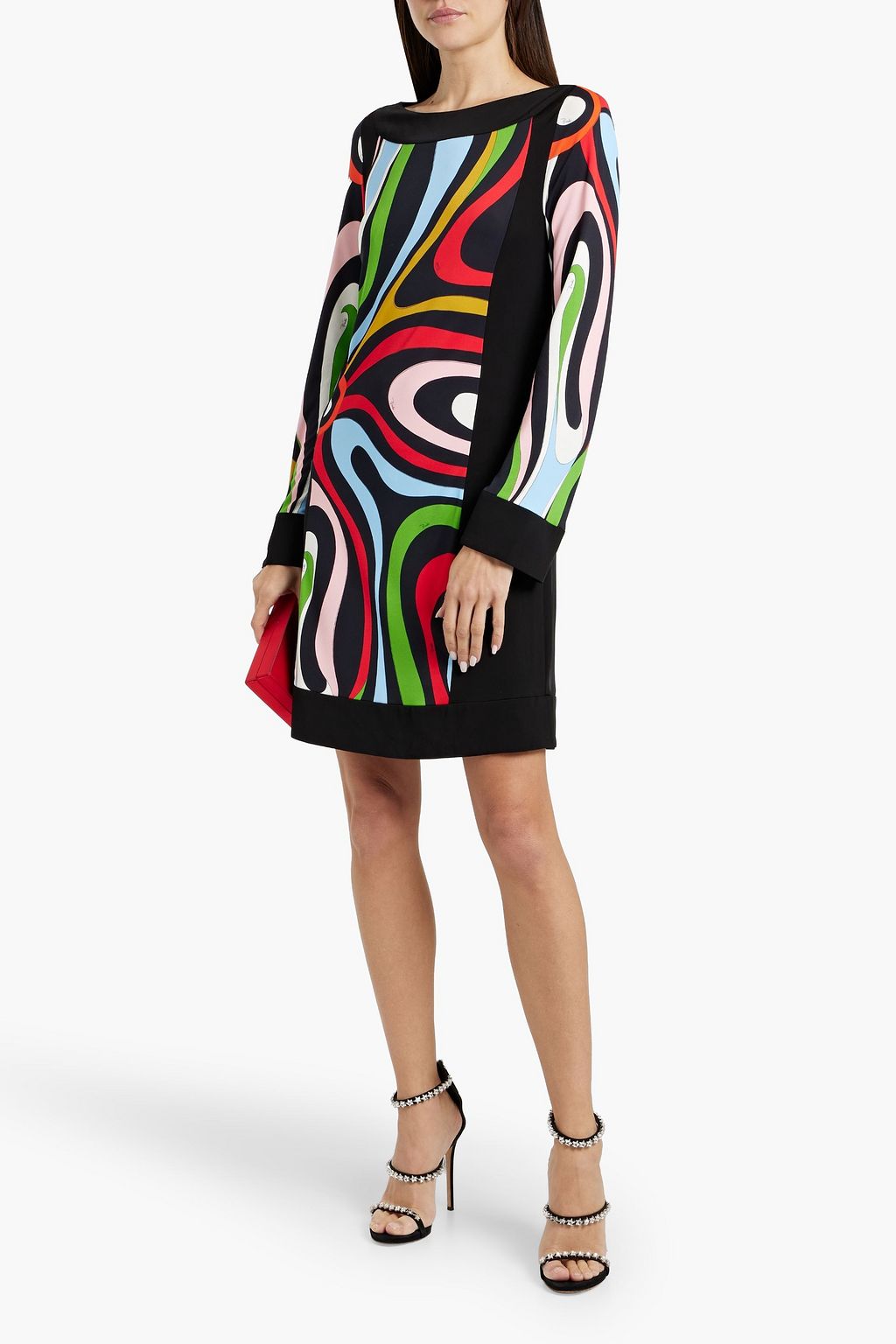 PUCCI Printed stretch-jersey mini dress