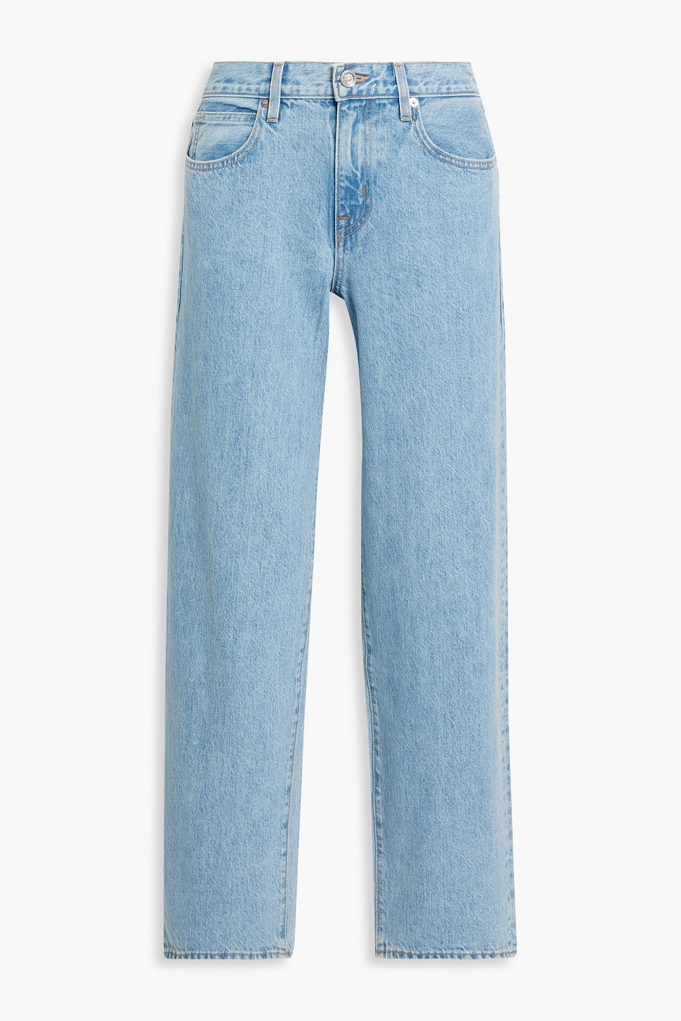 Slvrlake Tess High-rise Straight-leg Jeans In Light Denim