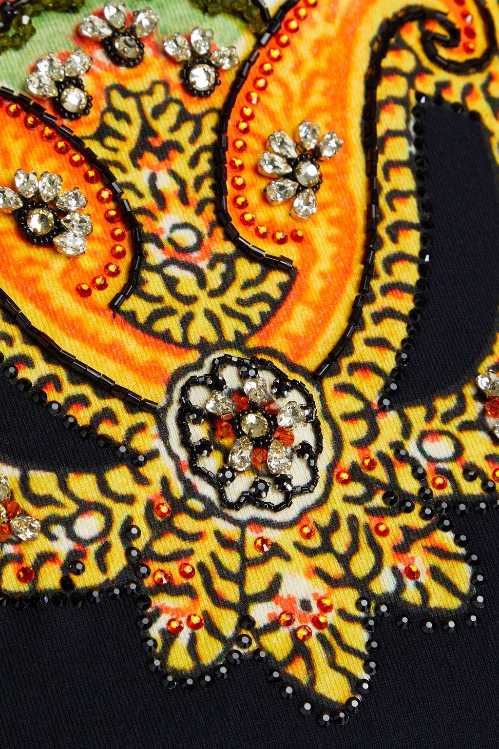 ETRO コットンジャージー トップス ペイズリープリント