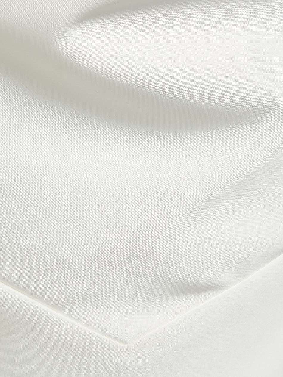 paloma draped satin gown