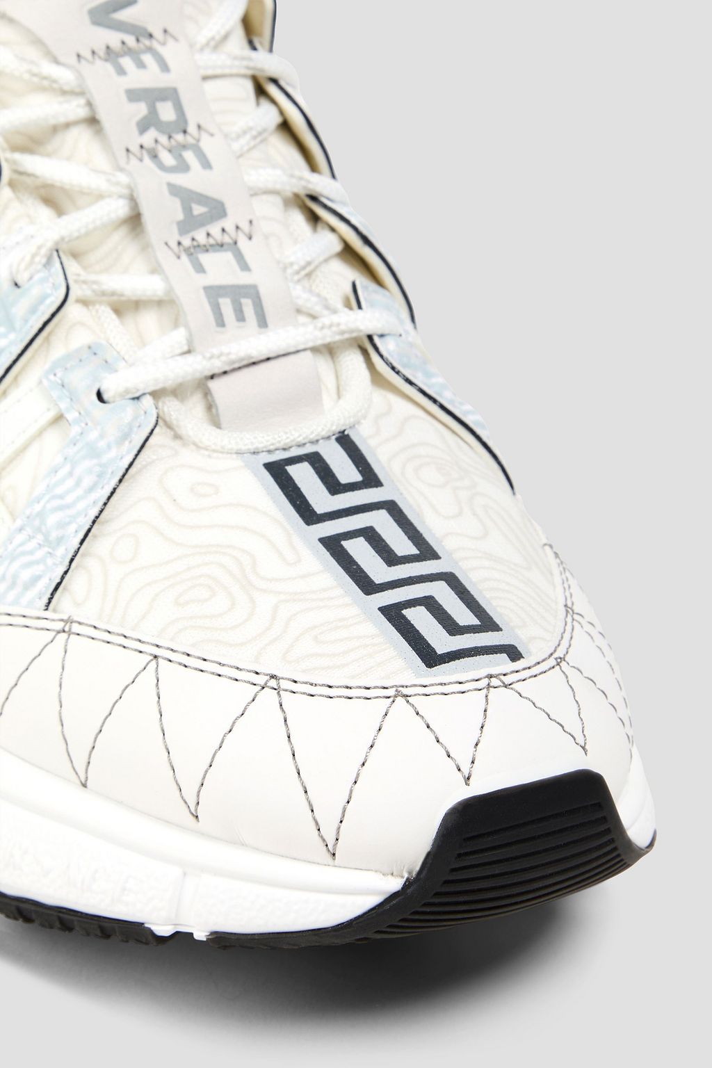 VERSACE Trigreca printed shell sneakers