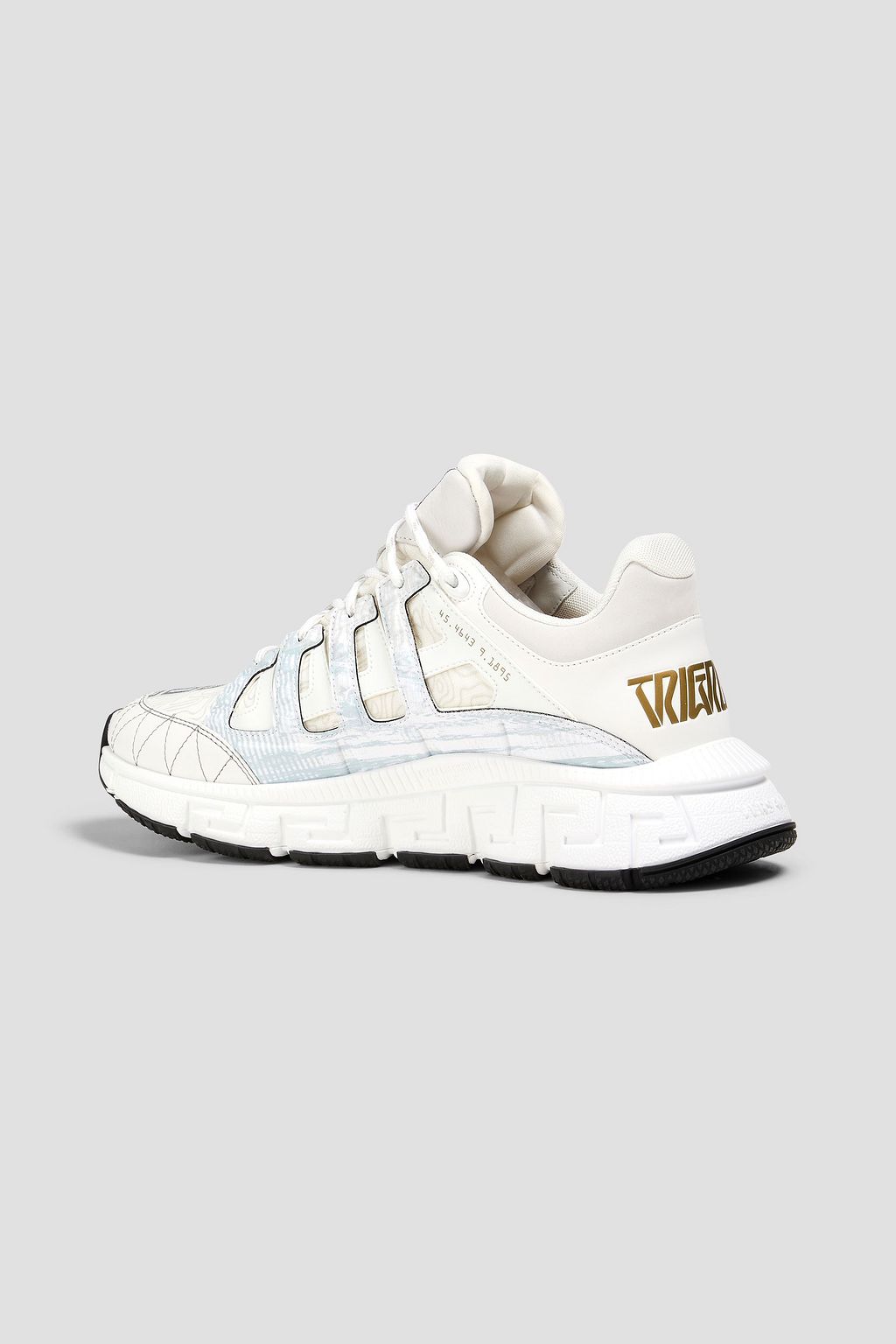 VERSACE Trigreca printed shell sneakers