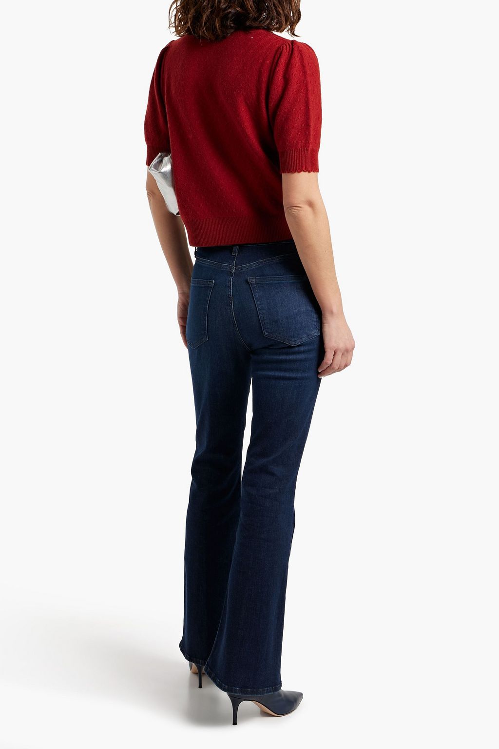 FRAME Le Pixie high-rise flared jeans