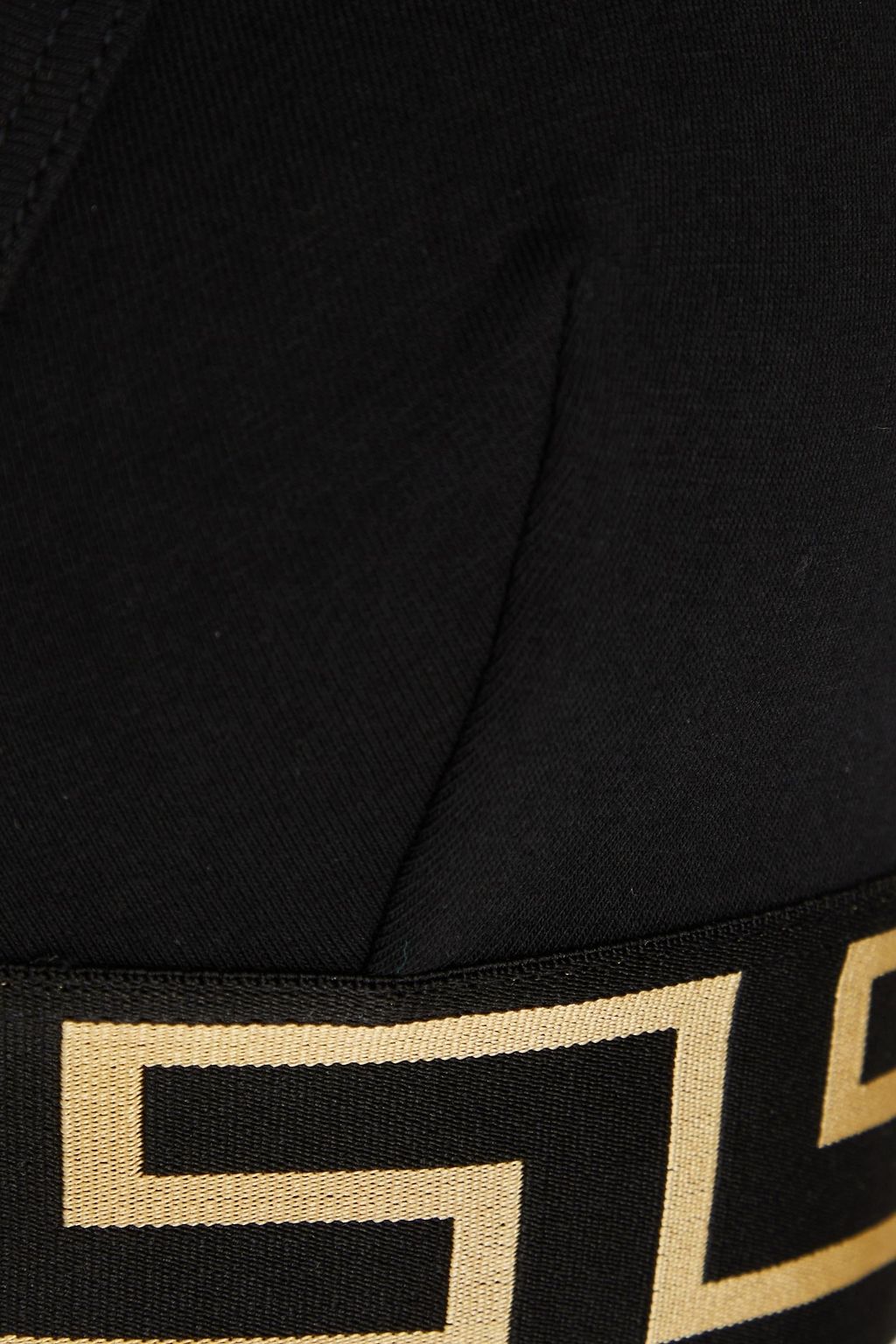 VERSACE حمّالة صدر مثلّثة الشكل من الجيرسيه المصنوع من القطن المرن