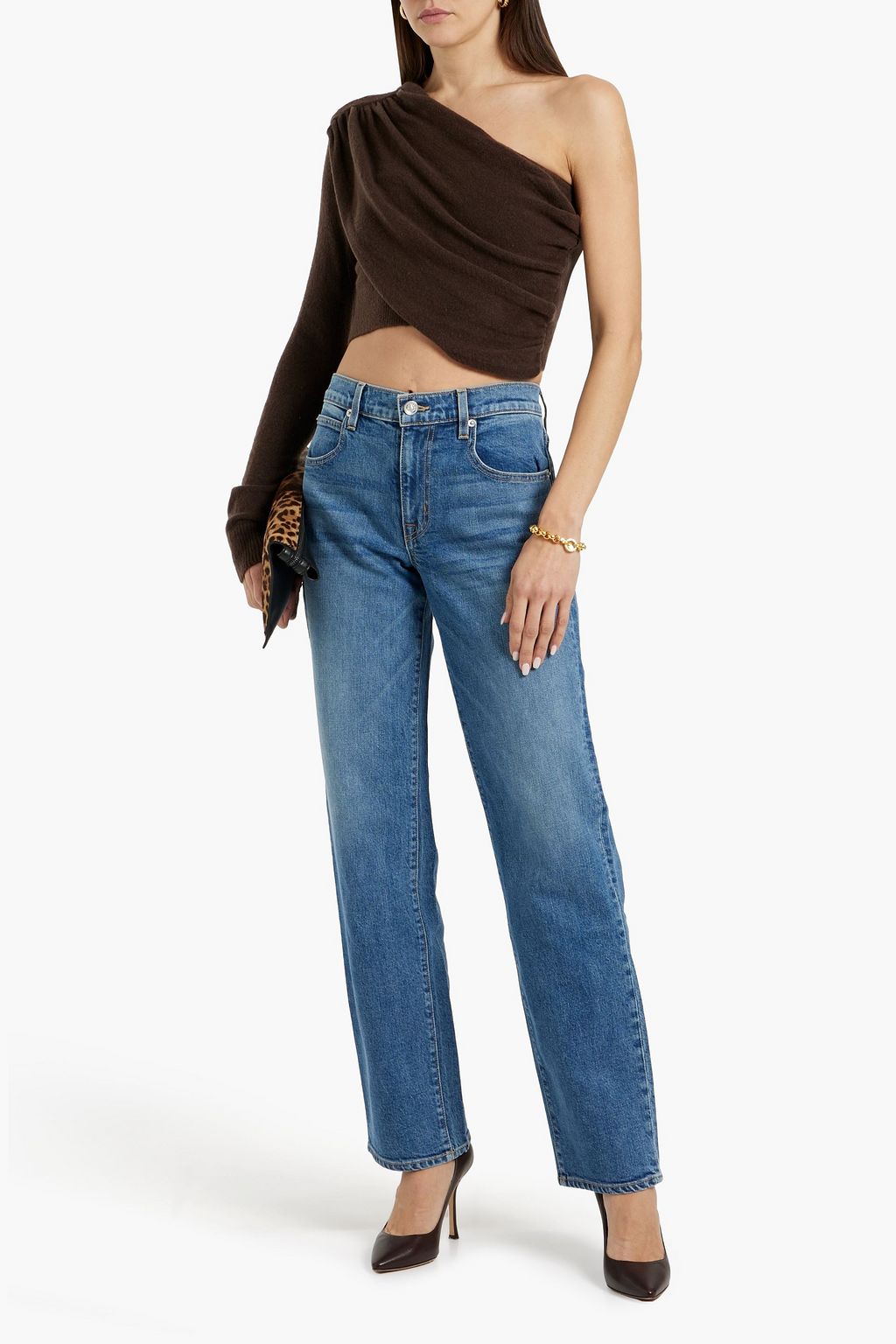 SLVRLAKE Remy mid-rise straight-leg jeans