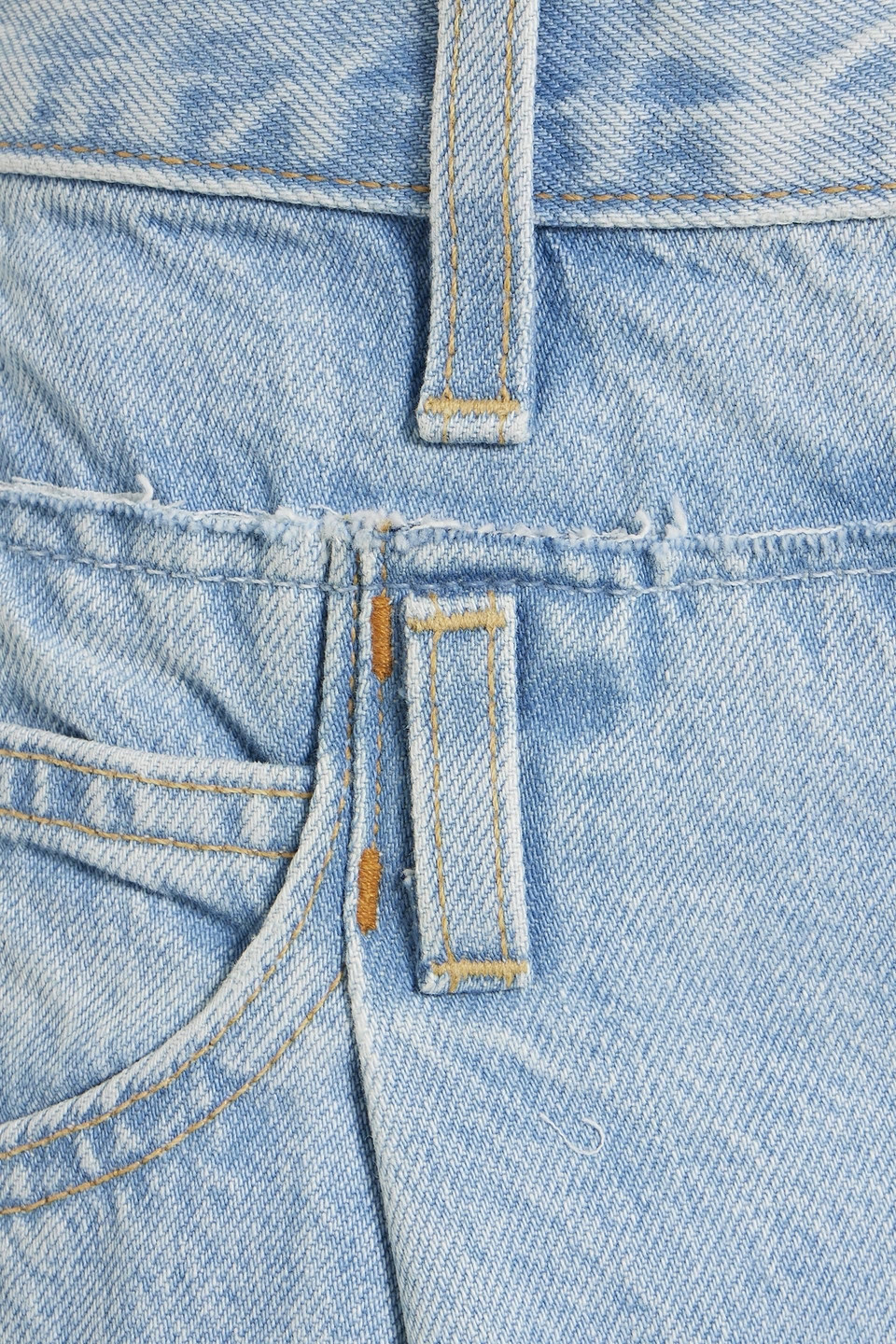 Shop Slvrlake Re-worked High-rise Wide-leg Jeans In Light Denim