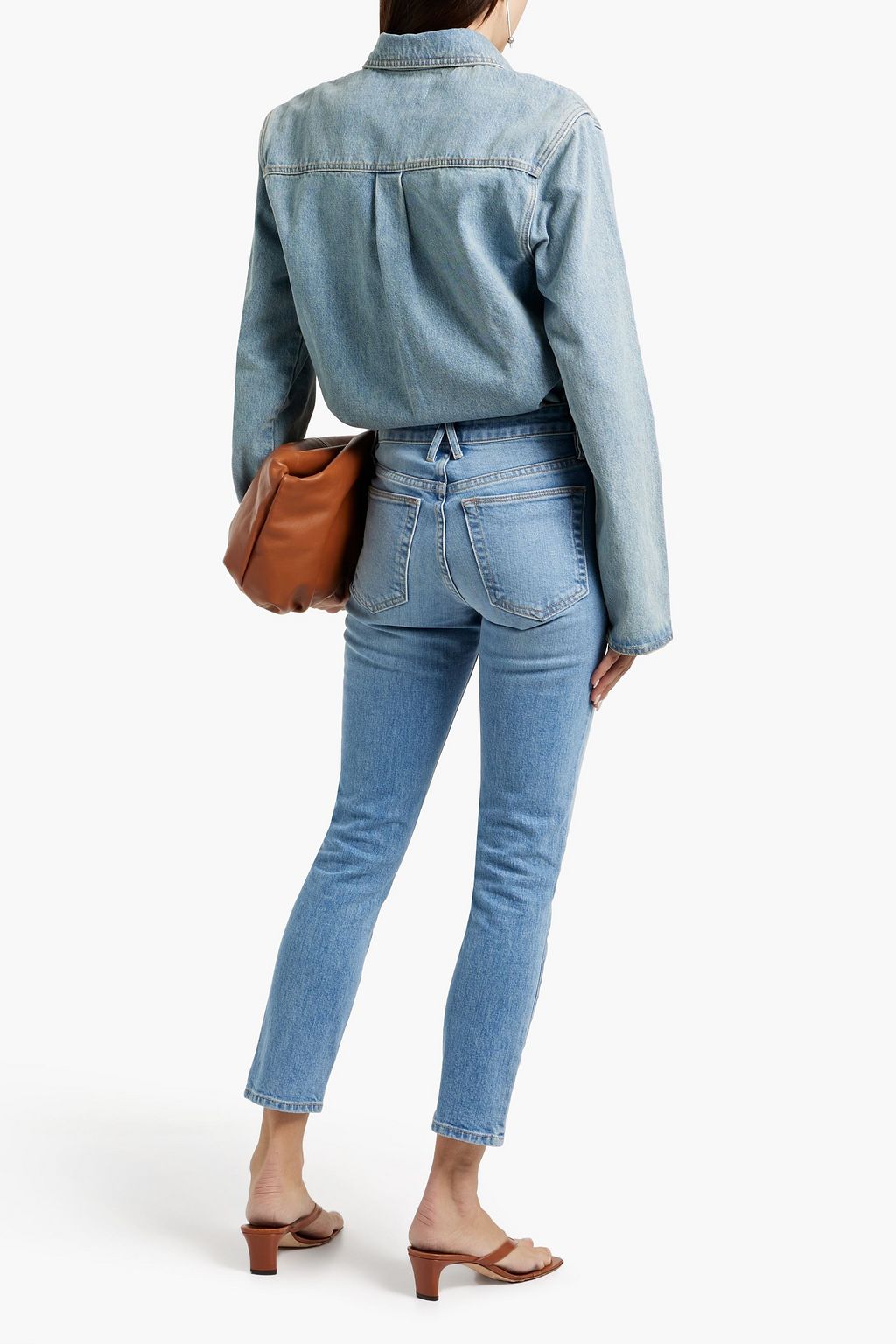 SLVRLAKE Lou Lou cropped mid-rise slim-leg jeans
