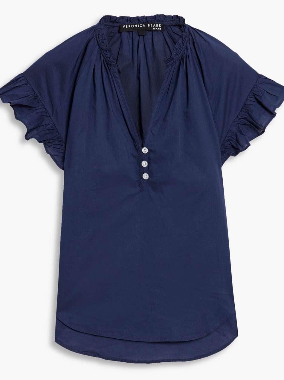 ruffled cotton top