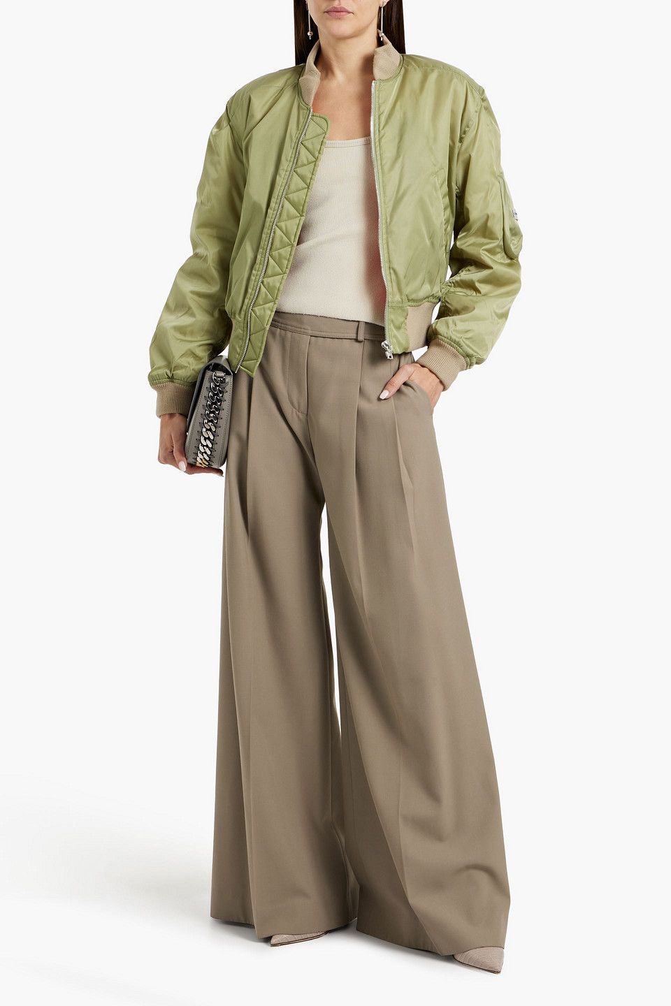 VICTORIA BECKHAM SHELL BOMBER JACKET