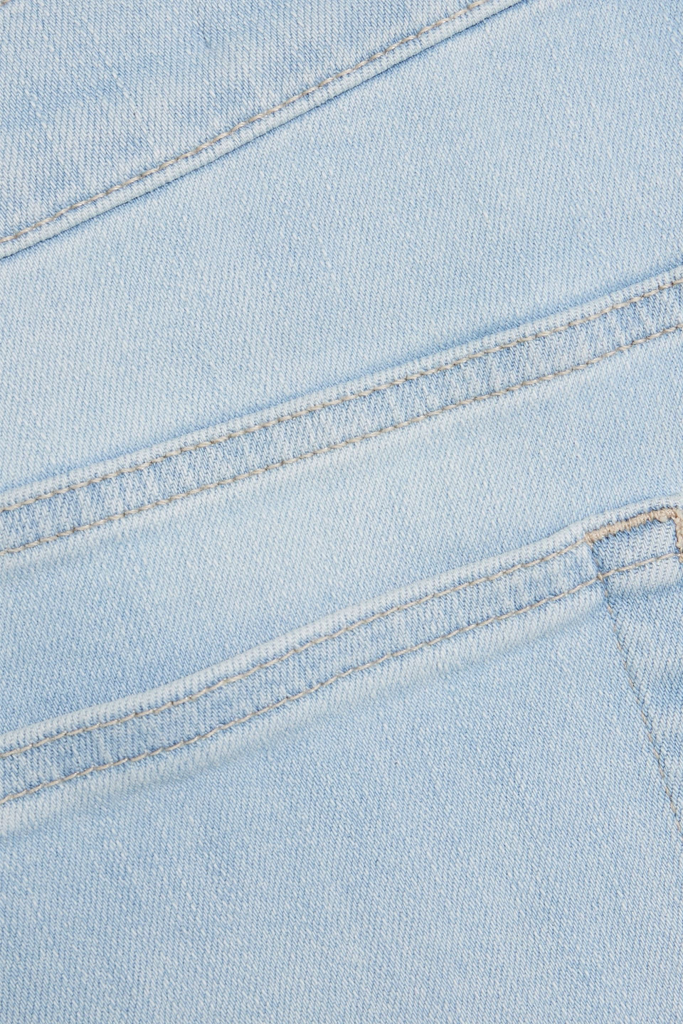 Frame Le Slim Palazzo High-rise Wide-leg Jeans In Light Denim