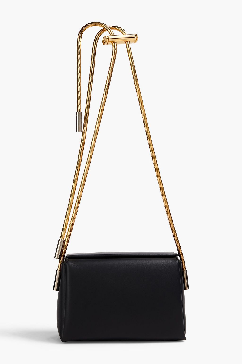 MARNI ブラック クロスパターン クラッチバッグ（MARNI Toggle レザー 