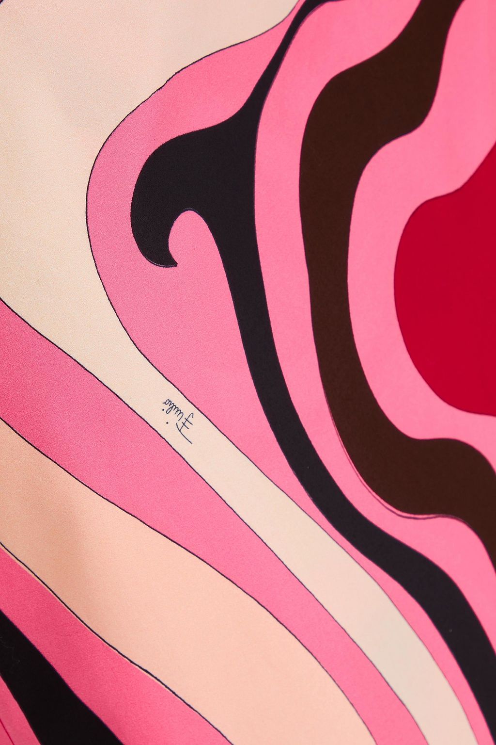 PUCCI 프린트 코튼 포플린 랩 스커트
